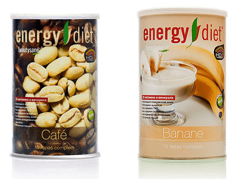 Energy diet tastes taste