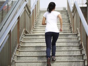 walk the stairs instead of the Elevator
